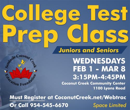 Test Prep Flyer
